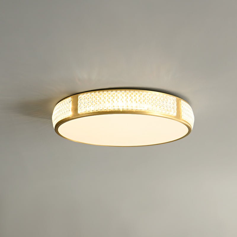 Acrylic LED Gold Flush Mount Ceiling Lights