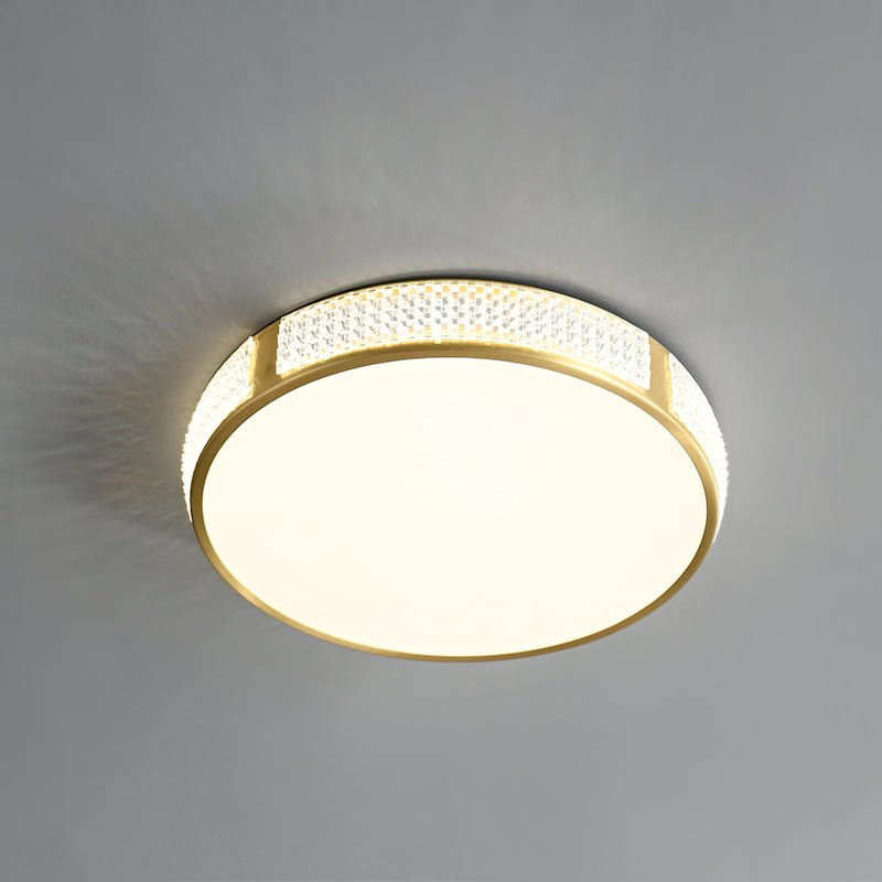 Acrylic LED Gold Flush Mount Ceiling Lights