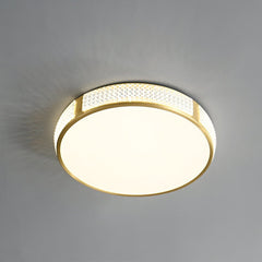 Acrylic LED Gold Flush Mount Ceiling Lights