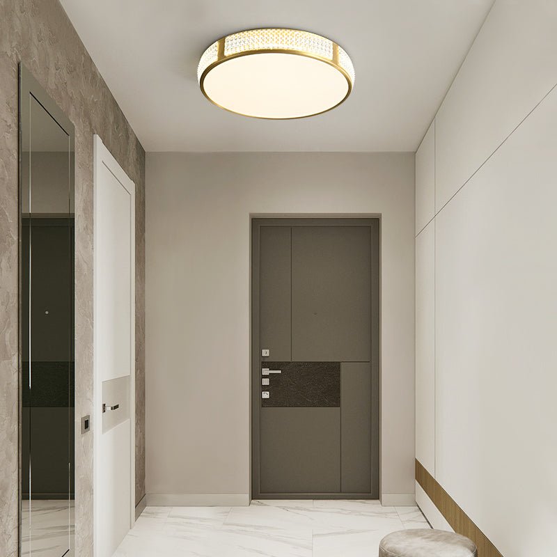 Acrylic LED Gold Flush Mount Ceiling Lights