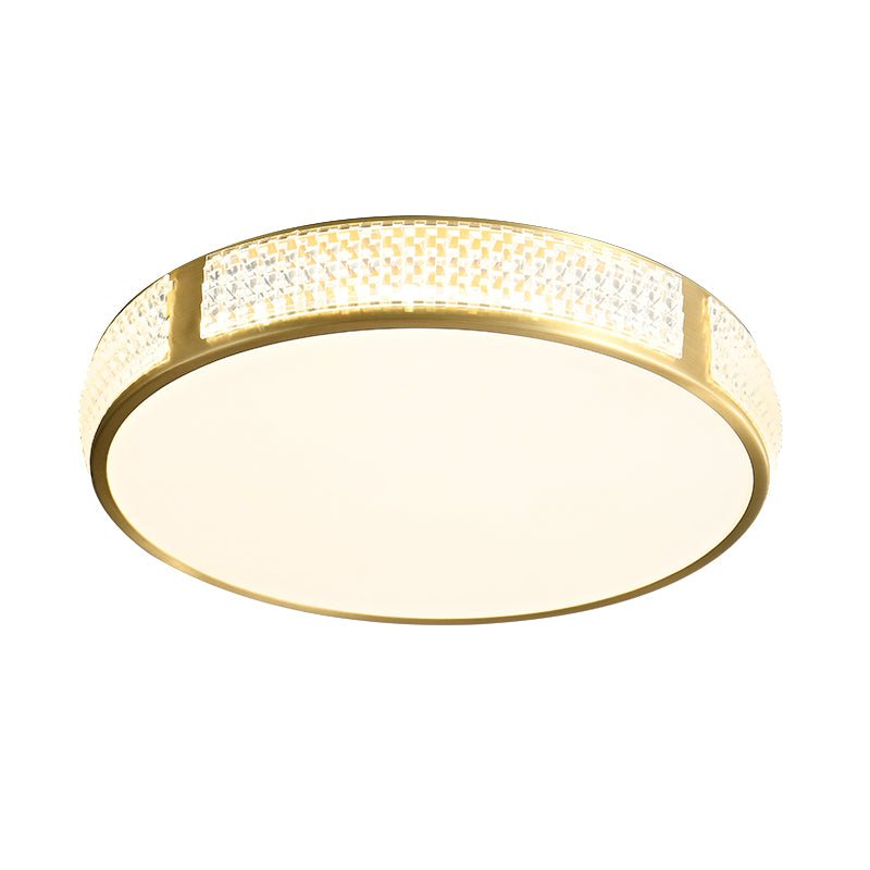 Acrylic LED Gold Flush Mount Ceiling Lights