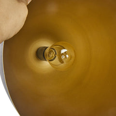 Antique Brass/Brown Dome Pendant Lighting