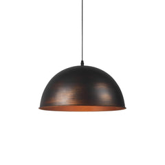 Antique Brass/Brown Dome Pendant Lighting