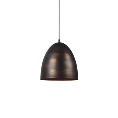 Antique Brass/Brown Egg Shaped Pendant Lighting