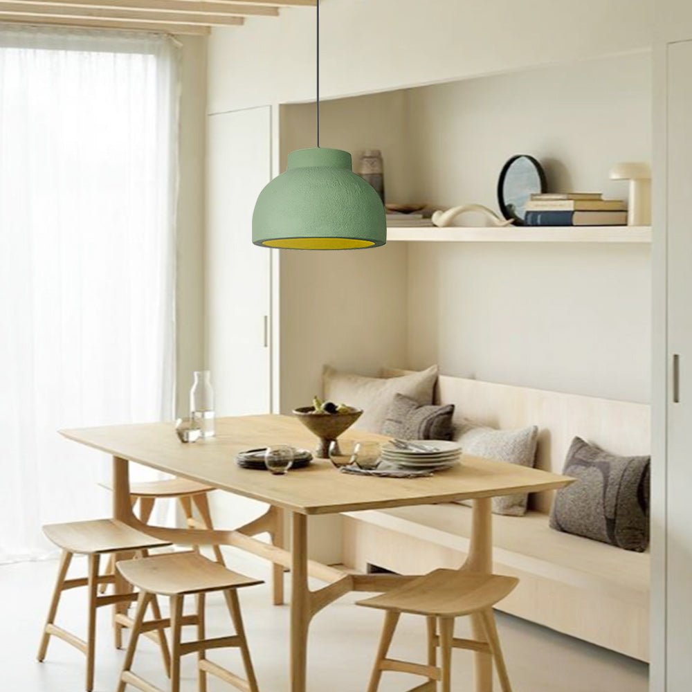 Bowl-Shaped Wabi-Sabi Pendant Lighting