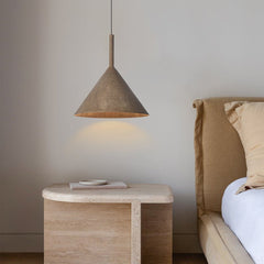 Brown Metal Pendant Light