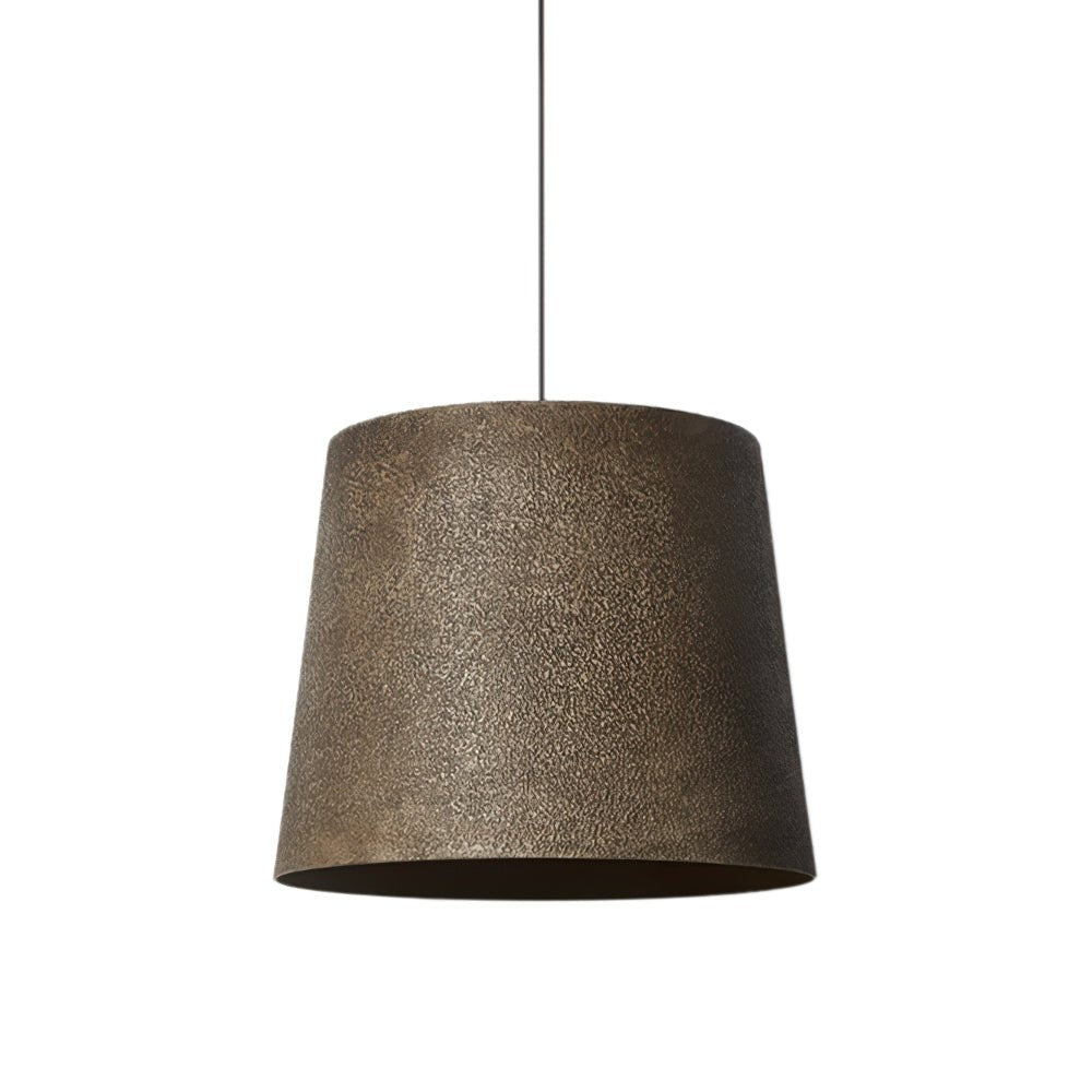 Brown Metal Pendant Light