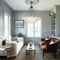 Bubble Cluster Glass Chandelier Light