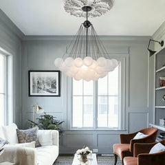 Bubble Cluster Glass Chandelier Light