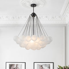 Bubble Cluster Glass Chandelier Light