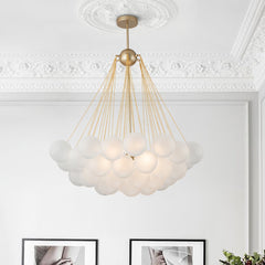 Bubble Cluster Glass Chandelier Light