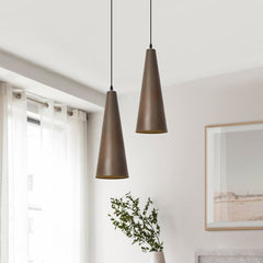 Conical Steel Pendant Lighting