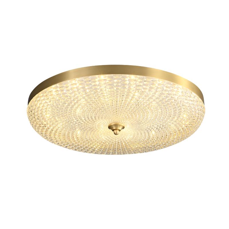 Copper & Metal & Acrylic LED Flush Mount Ceiling Light