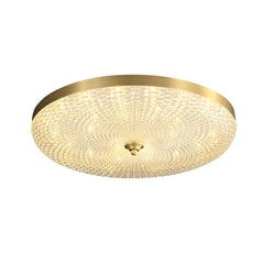 Copper & Metal & Acrylic LED Flush Mount Ceiling Light