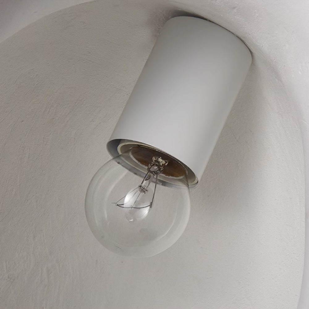 Creamy Eggshell Tone Pendant Light