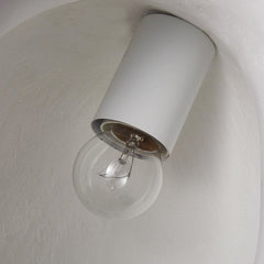 Creamy Eggshell Tone Pendant Light