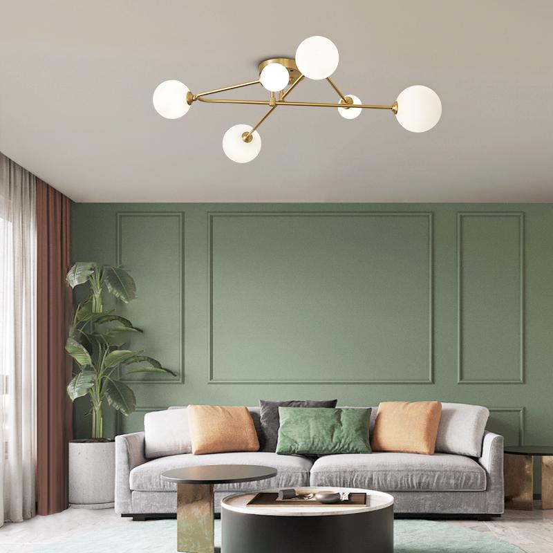 Cross Type Sputnik 6 Light Ceiling Light Chandelier
