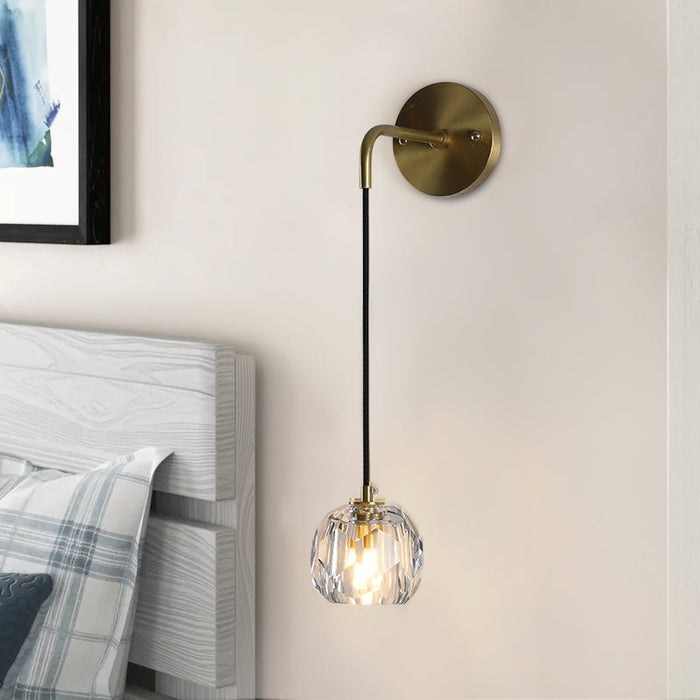 Crystal 1-light Mini Wall Sconce