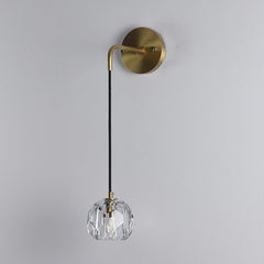 Crystal 1-light Mini Wall Sconce