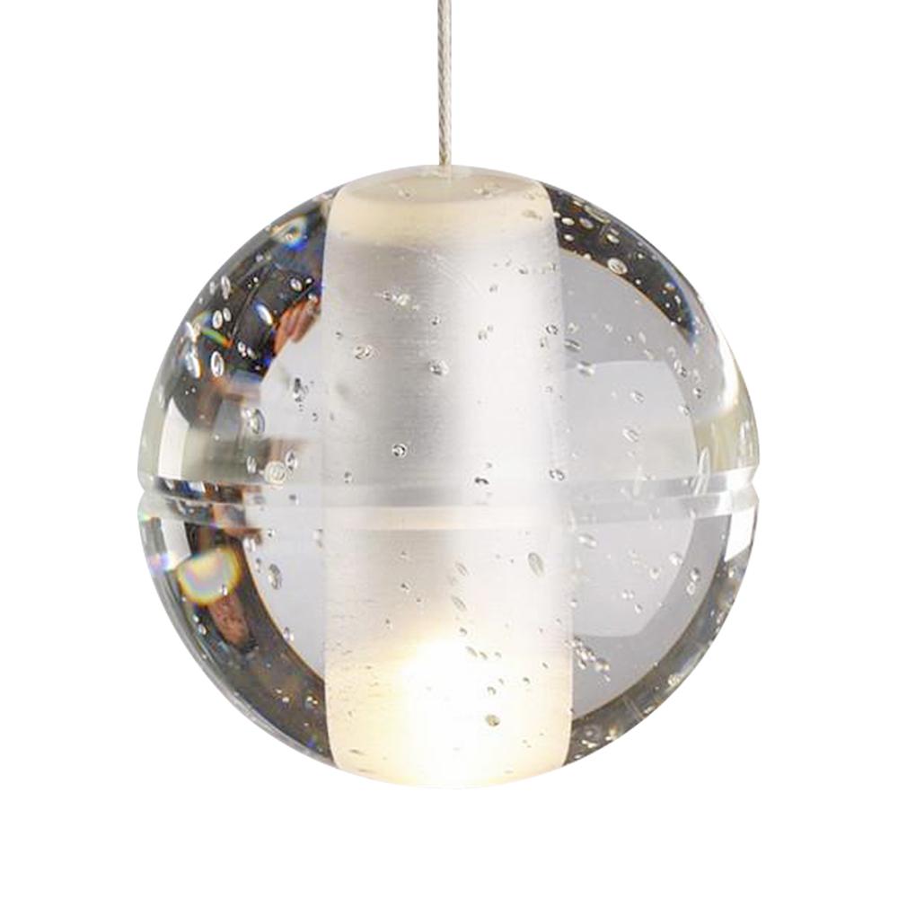 Crystal Globe Cluster Pendant Light