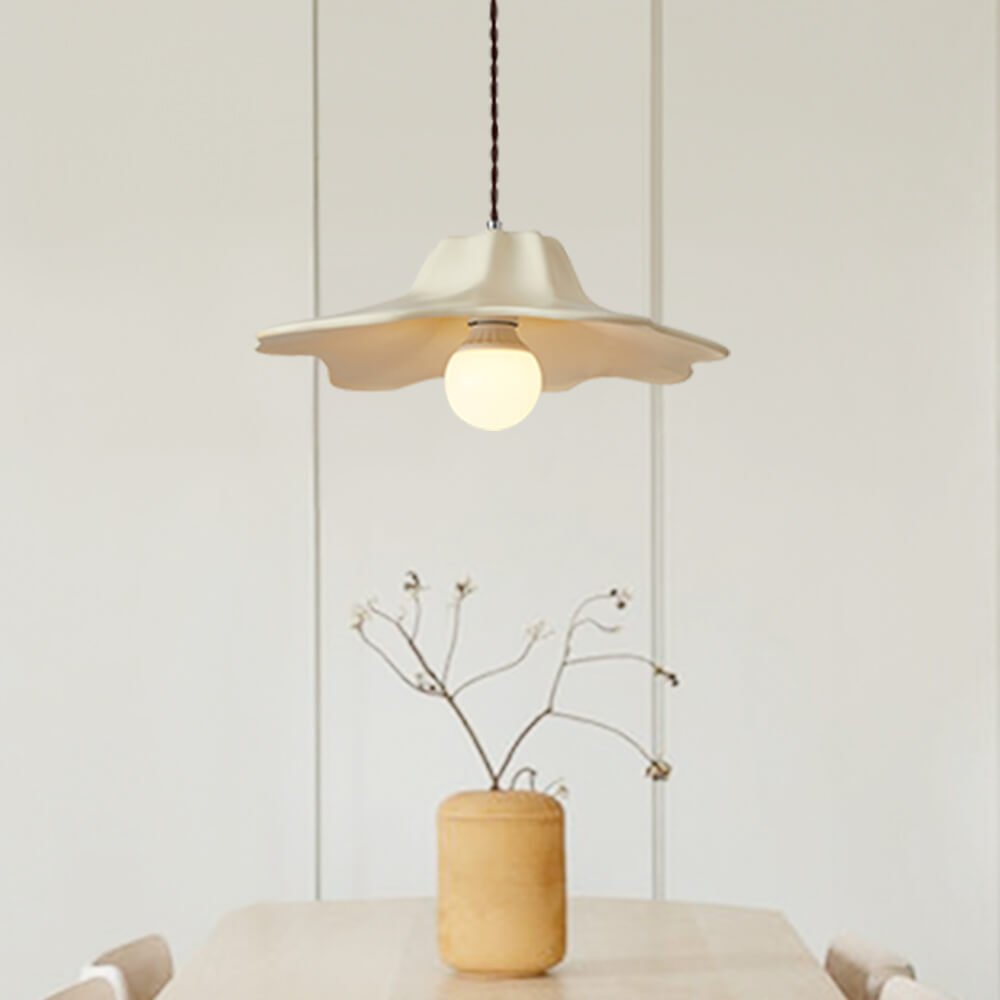 Designer Fluted Shade Ceramic Pendant Lighting