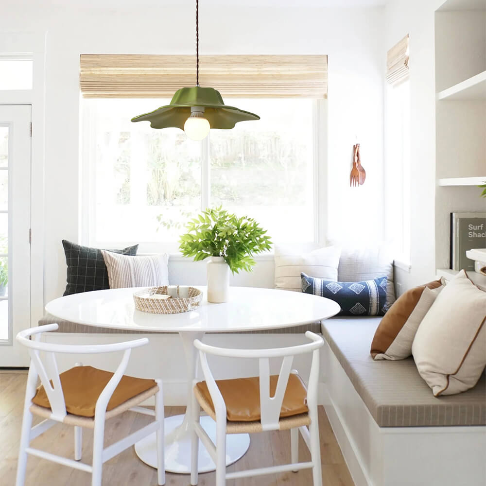 Designer Fluted Shade Ceramic Pendant Lighting