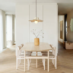 Designer Fluted Shade Ceramic Pendant Lighting