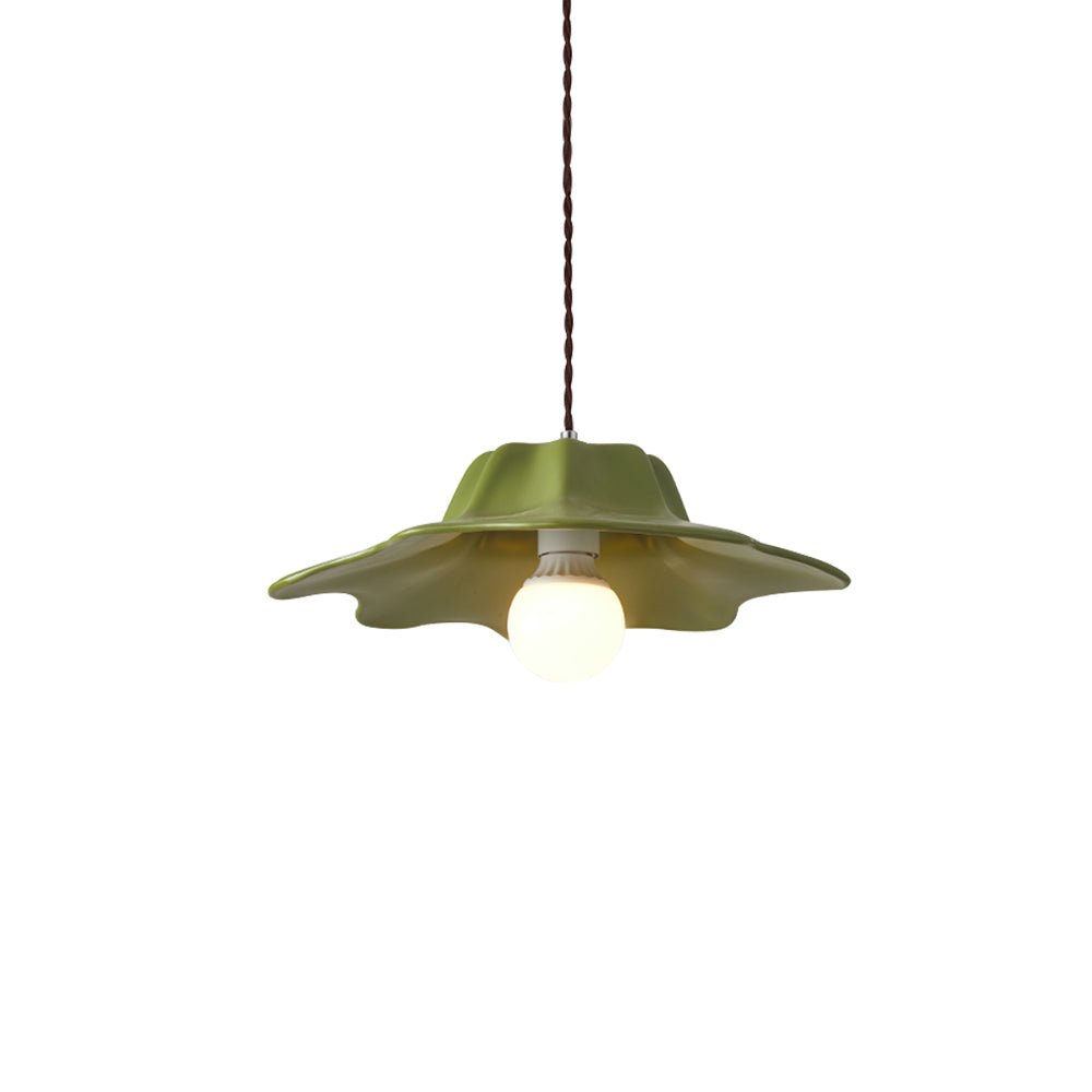 Designer Fluted Shade Ceramic Pendant Lighting