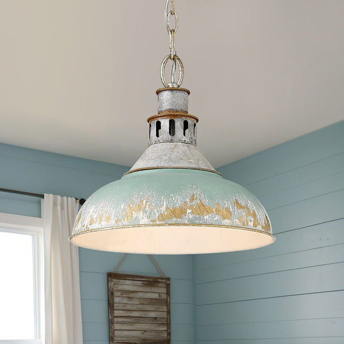 Designer Handcrafted Dome Blue Pendant Lighting