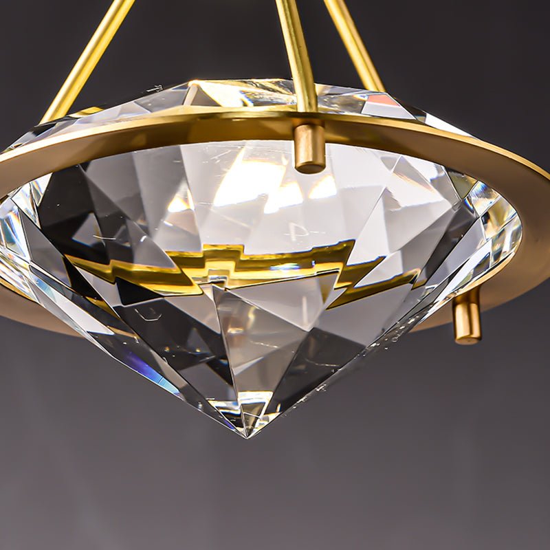 Diamond Crystal Pendant Light