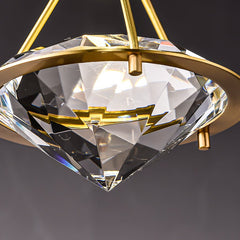 Diamond Crystal Pendant Light