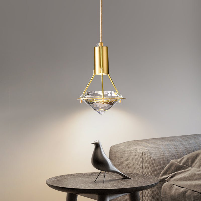 Diamond Crystal Pendant Light