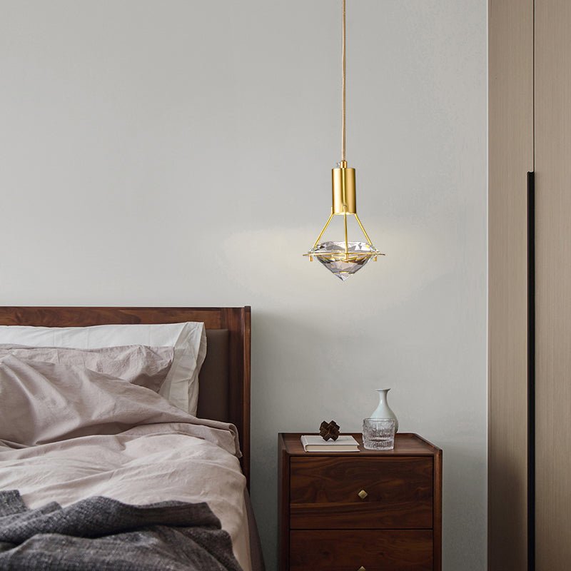 Diamond Crystal Pendant Light