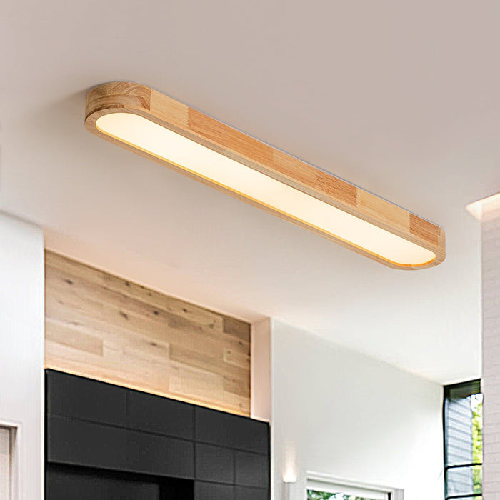 Dimmable Modern Oval LED Flush Mount