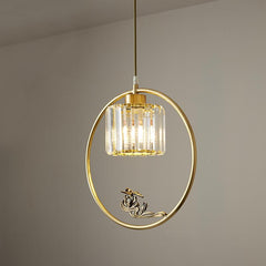 Dragonfly Circle Pendant Lighting