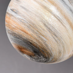 Earthy Color Glass Globe Ball Pendant Light