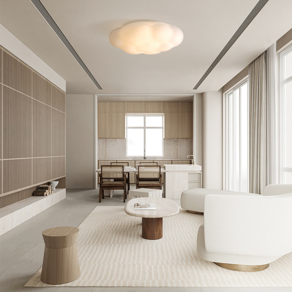 Modern Fluffy Cloud LED Ceiling Light Flush Mount