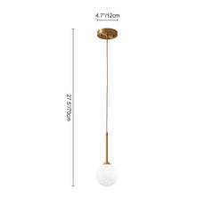 Geometric Opal Globe Pendant Lighting