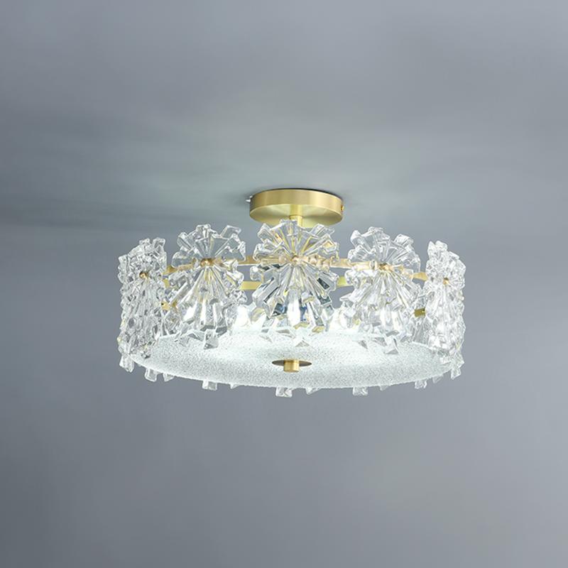 Glam Sparkle Flush Mount