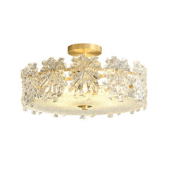 Glam Sparkle Flush Mount