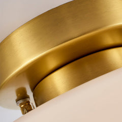 Glass Cylinder Flush Mount Ceiling Lights