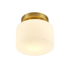 Glass Cylinder Flush Mount Ceiling Lights