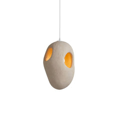 Handmade Cave Shaped Polystyrene Pendant Light