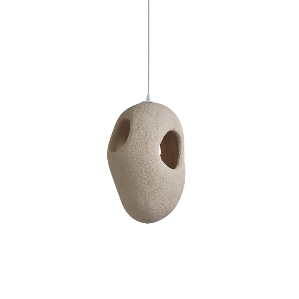 Handmade Cave Shaped Polystyrene Pendant Light