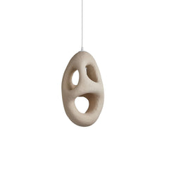 Handmade Cave Shaped Polystyrene Pendant Light