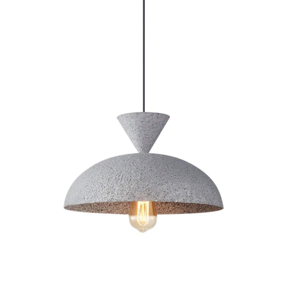 Handmade Ceramic Dome Pendant Light