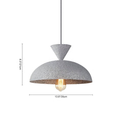 Handmade Ceramic Dome Pendant Light