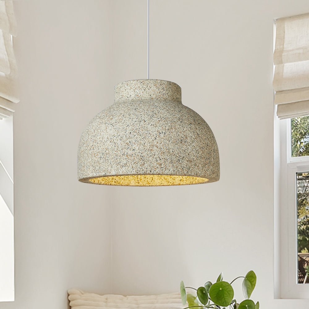 Handmade Speckled Dome Pendant Light