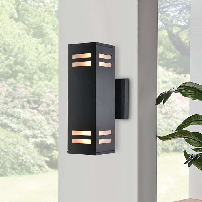 IP54 Armed Outdoor Wall Sconce Up/Down Lighting