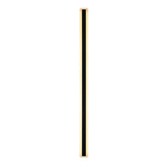 Black Metal and Acrylic Linear Bar Wall Light, 100cm Integrated LED Strip, Recessed Diffuser, Set of 2, Bathroom & Outdoor